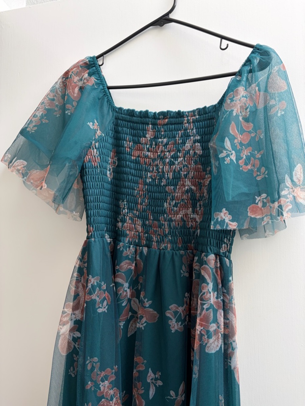 baltic born cassandra tulle maxi dress green - Picture 2 of 5